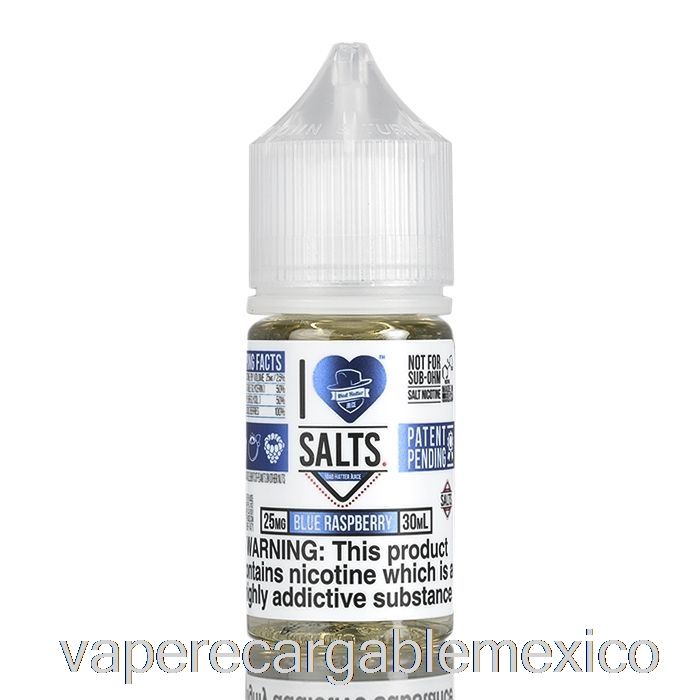 Vape Recargable Frambuesa Azul - I Love Salts - 30ml 25mg